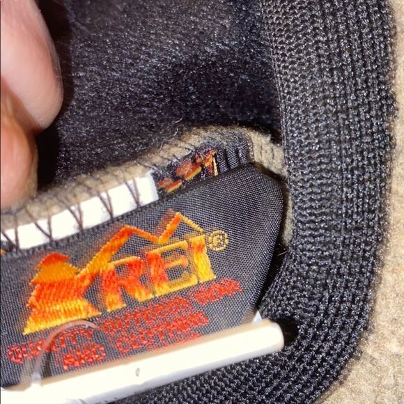 REI Leafy Pattern Unisex Small/Medium size Brown Beret Hat Cap - Picture 5 of 9